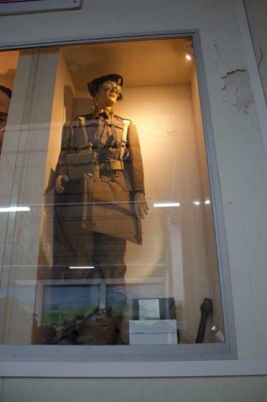 Military Uniform Mannequin Display Case