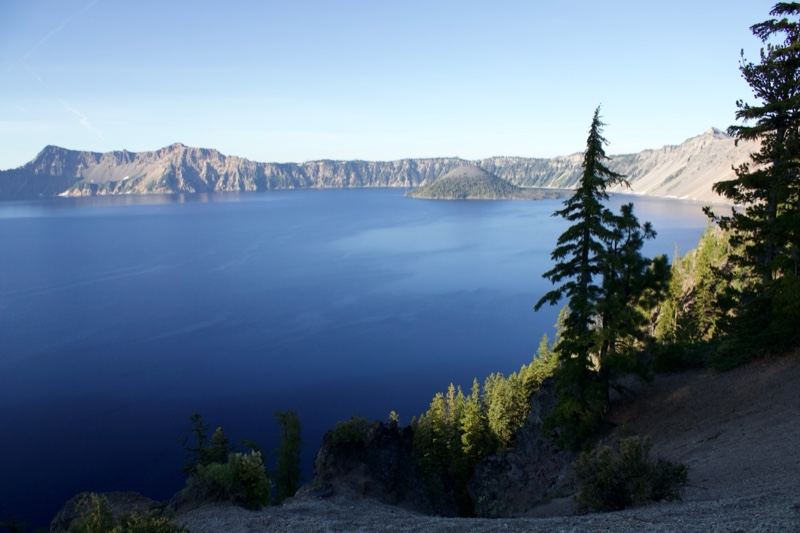 Crater Lake Caldera View