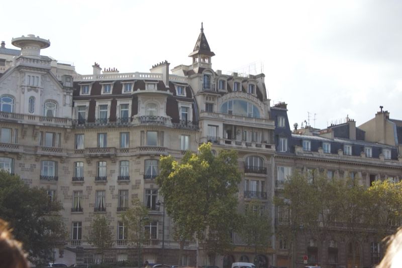 Haussmann Apartment Building Paris Street View