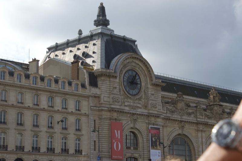 Musee d'Orsay Facade with Clock Tower