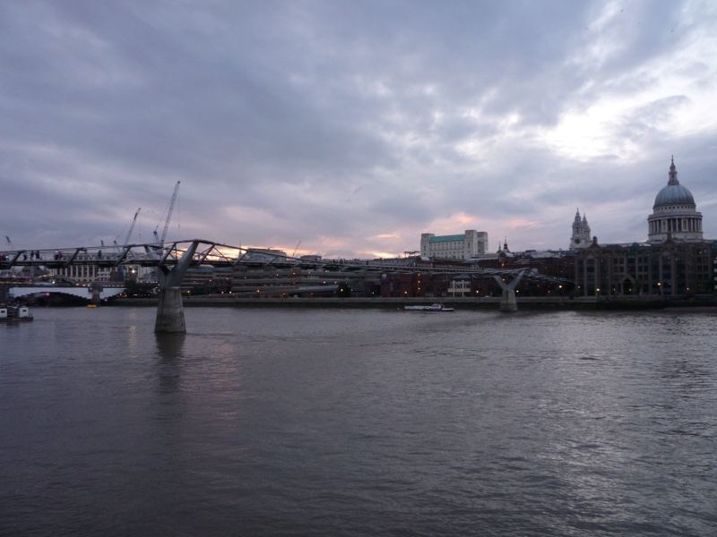 River Thames London Skyline at Dusk