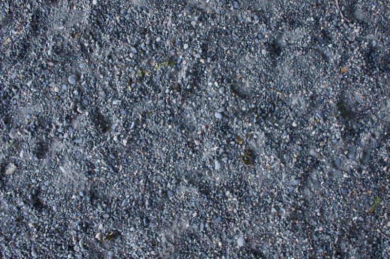 Dark Gravel Surface Texture Close Up
