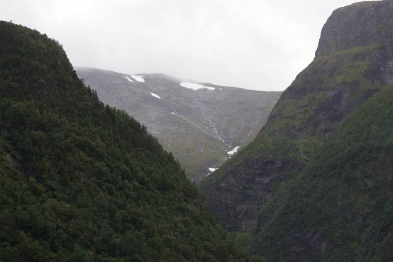 Mountain Valley Fjord Norway Overcast