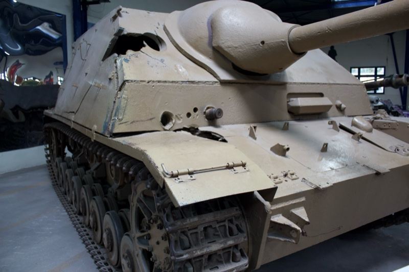 Damaged WWII German Tank in Museum