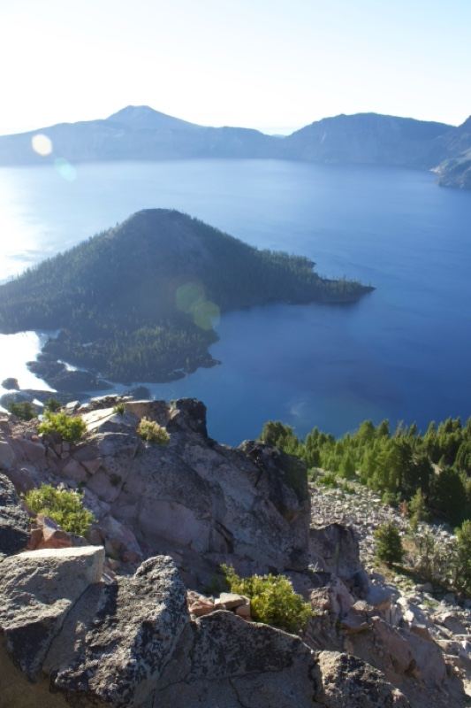 Crater Lake Wizard Island View