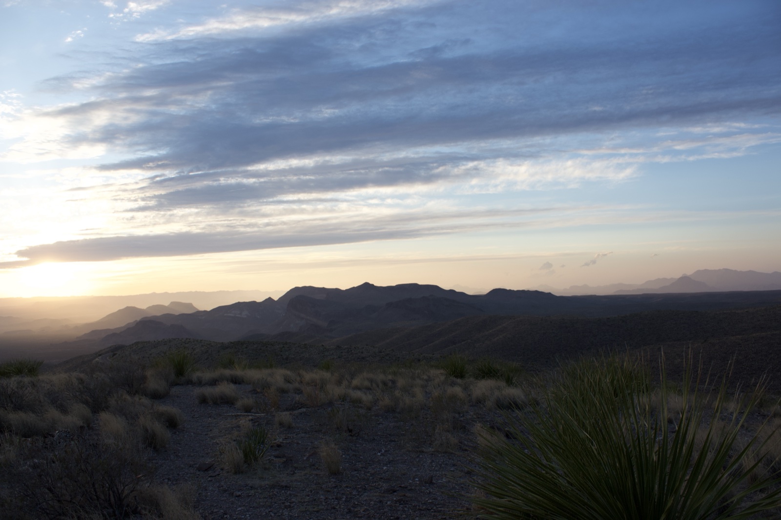 Desert Mountains at Dawn