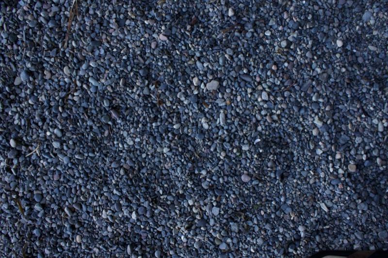 Dark Gravel Texture Close Up