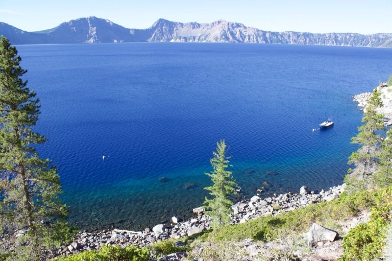Crater Lake Blue Vista