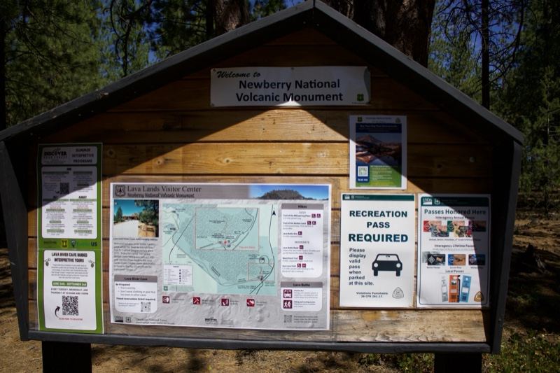 Newberry National Volcanic Monument Kiosk