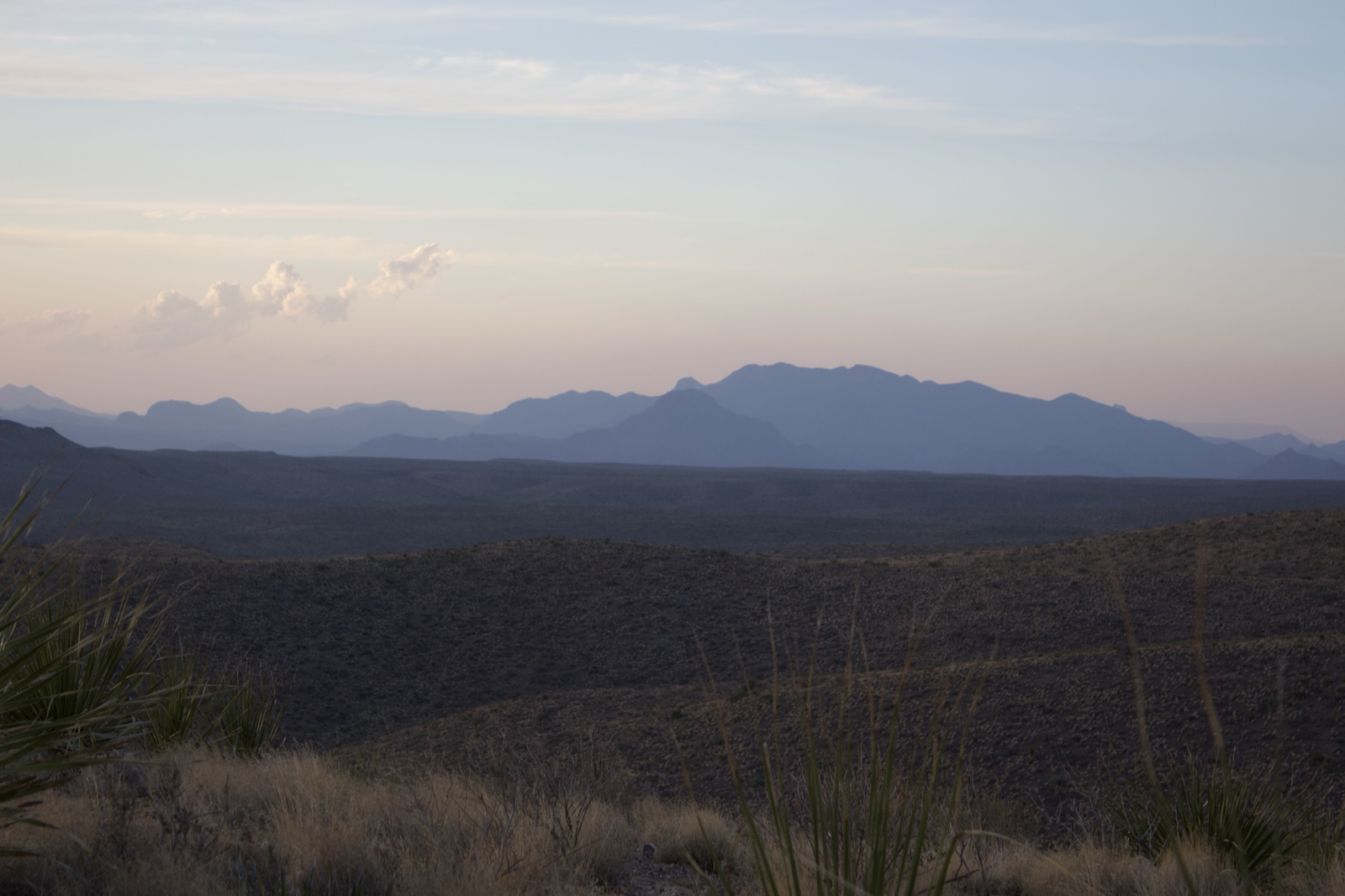 Desert Mountains at Twilight