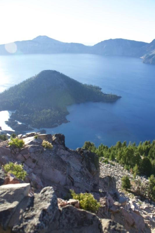 Crater Lake Wizard Island View