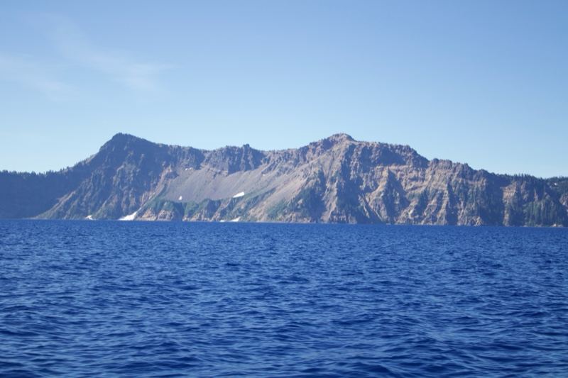 Crater Lake and Rugged Mountain