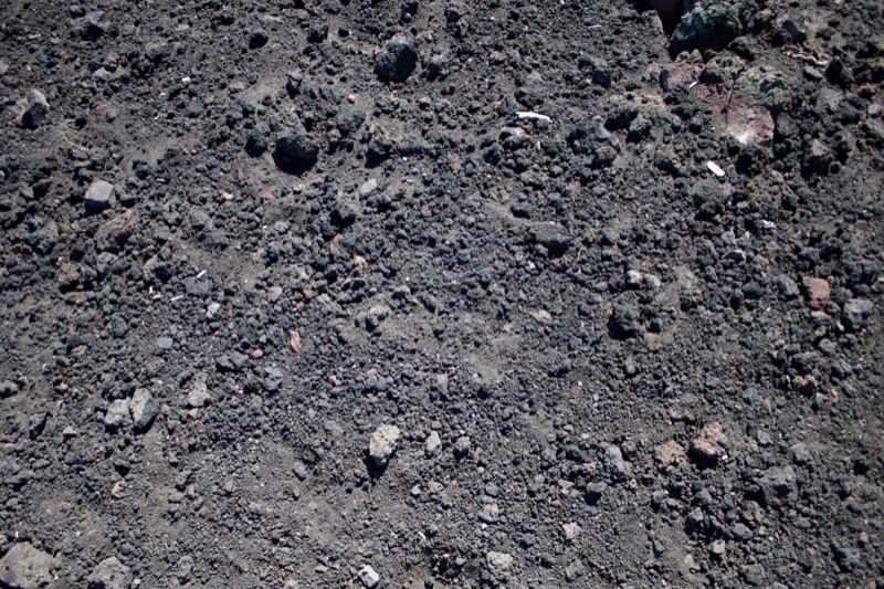 Rough volcanic rocky ground texture