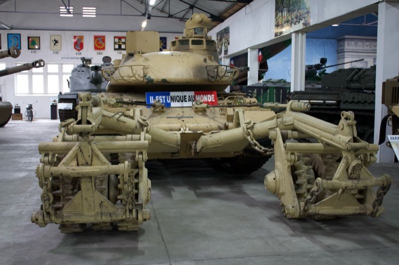 Mine Clearing Tank in Museum Hall