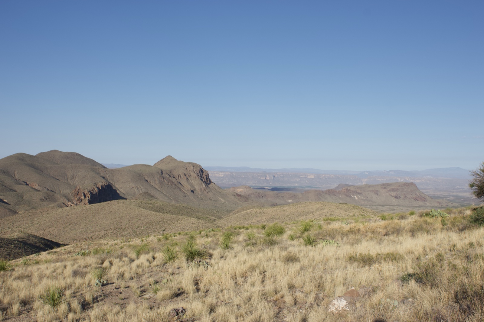 Arid Desert Mountain Landscape View