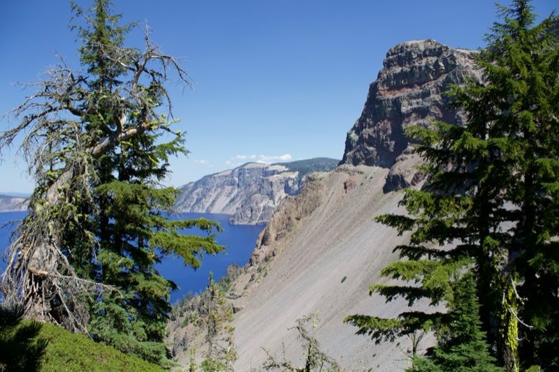 Crater Lake Caldera View