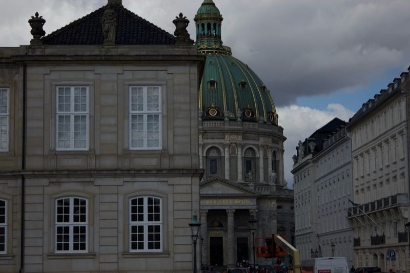 Frederik's Church Green Dome Copenhagen