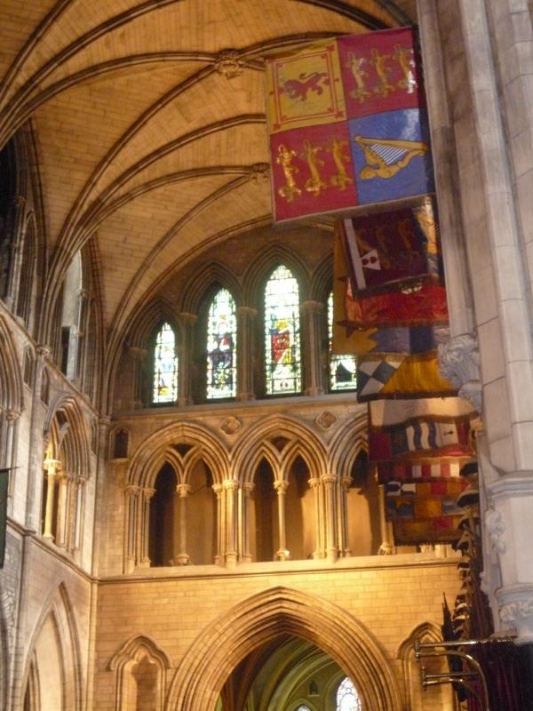 Interior of Gothic Cathedral Nave