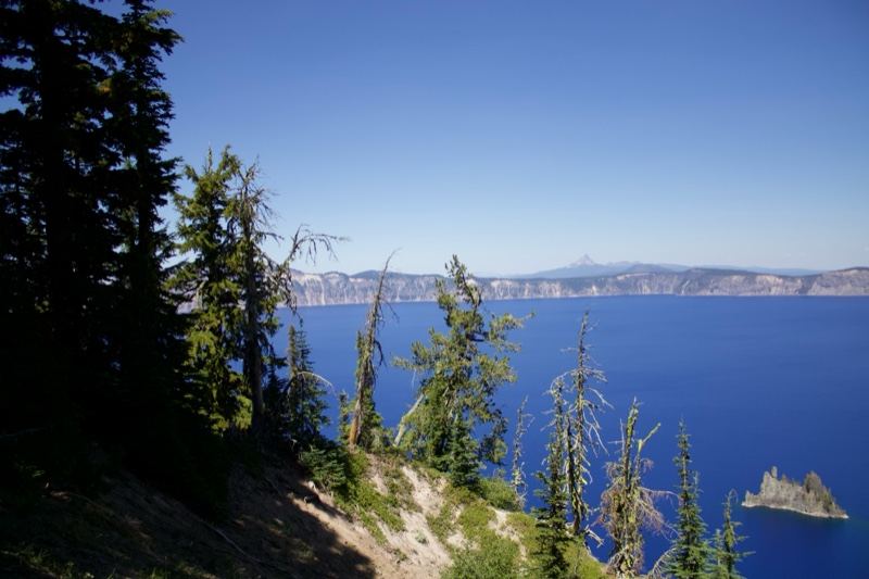 Crater Lake Overlook with Wizard Island
