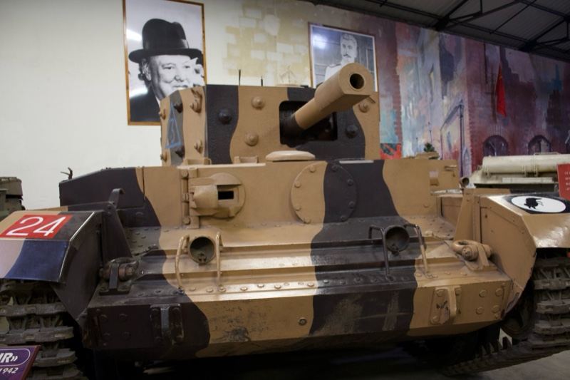 German Panzer Tank in Museum Display