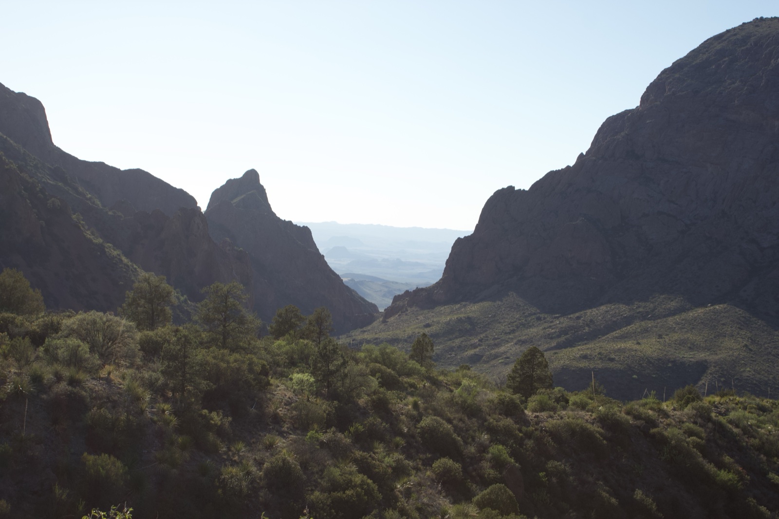 Mountain Canyon Landscape View