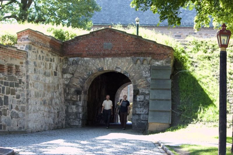 Stone Archway Fort Entrance