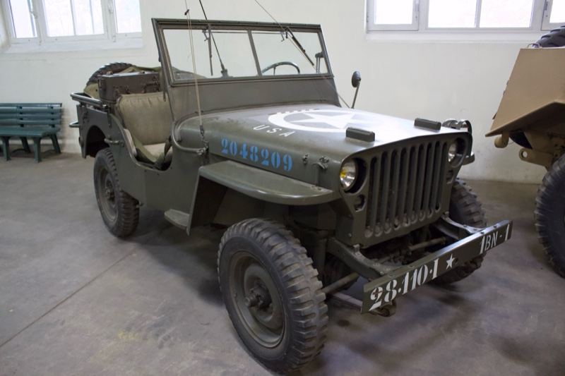 WWII Willys Military Jeep in Museum