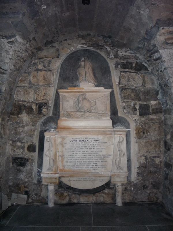Stone Memorial Niche in Vaulted Chamber