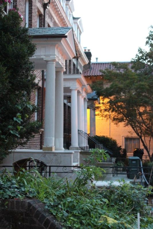 Historic Porch at Dusk