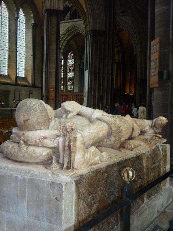 Recumbent Tomb Effigy in Cathedral