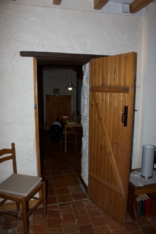 Rustic wooden door interior doorway