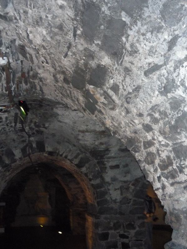 Vaulted Stone Passage Interior