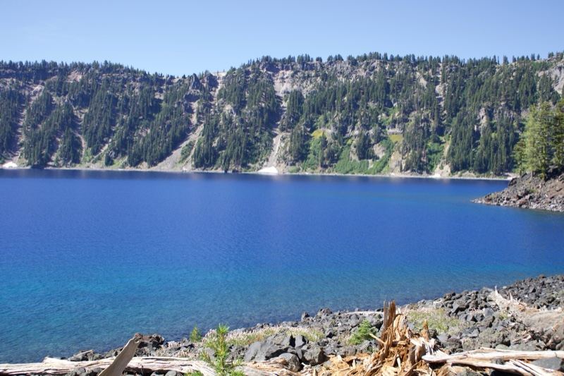 Deep Blue Crater Lake Vista