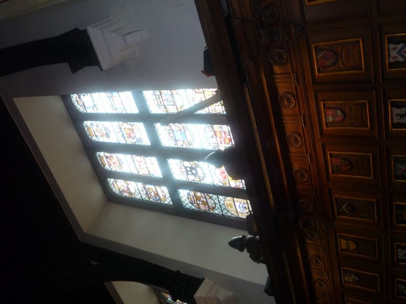 Stained Glass Window Interior View