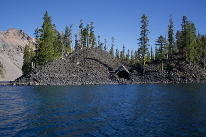 Rocky Island in Crater Lake