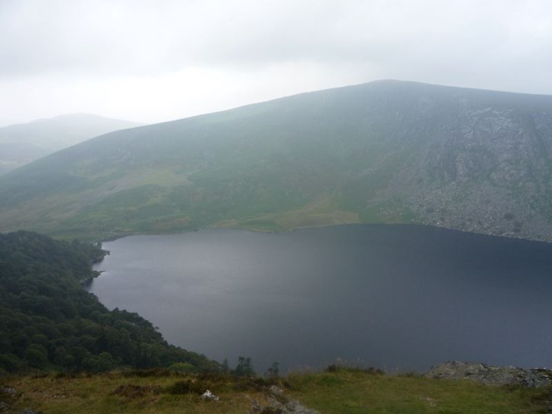 Misty Mountain Lake in Valley