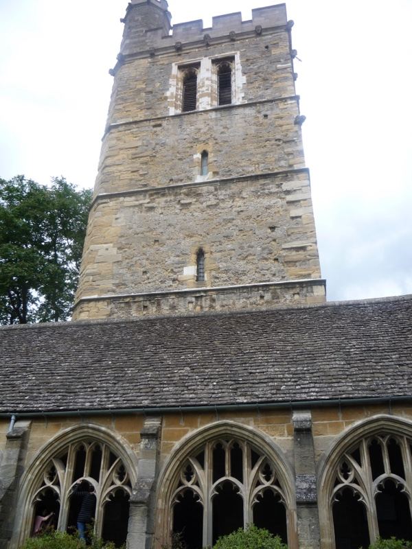 Stone Church Tower and Cloister Arches