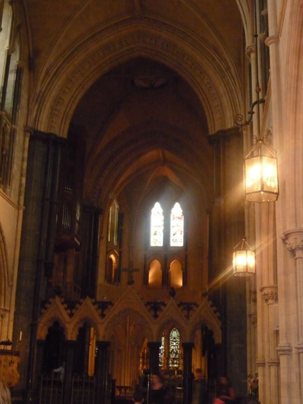 Gothic Cathedral Nave Interior