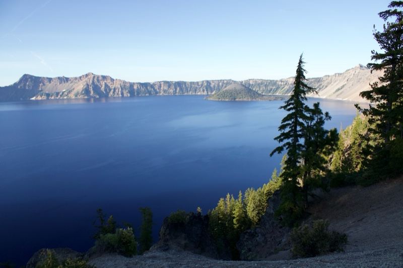 Crater Lake Caldera View