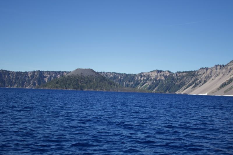 Crater Lake Caldera View from Water
