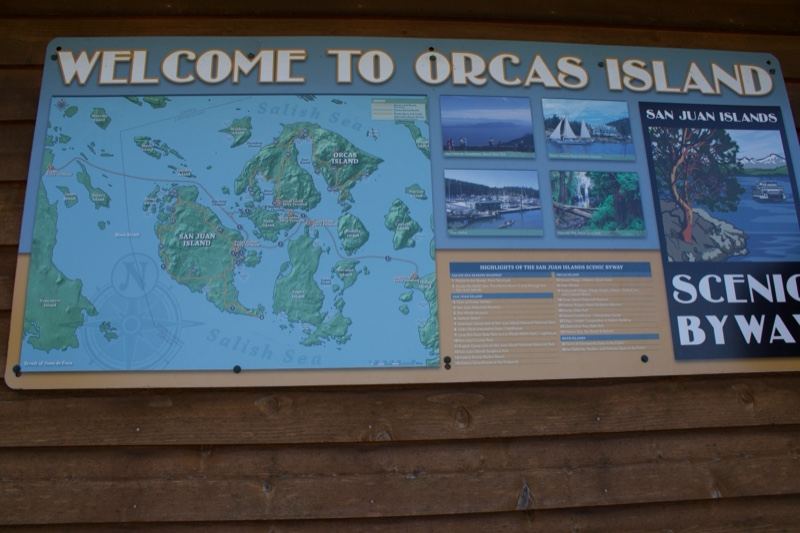 Welcome to Orcas Island Sign