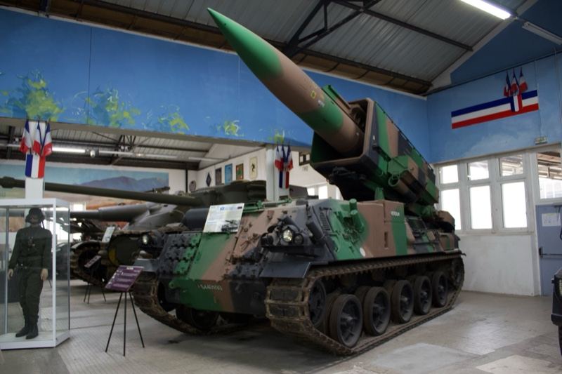 Camouflaged Missile Launcher in Museum