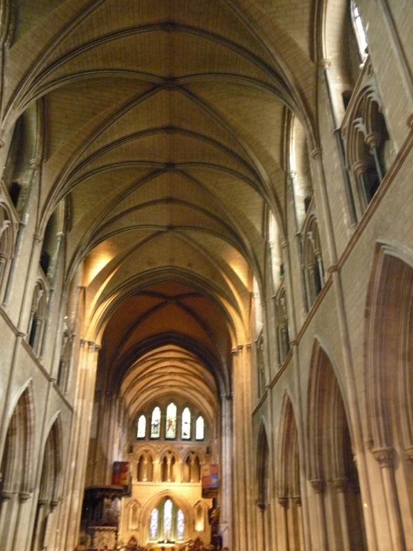 Gothic Cathedral Nave Interior