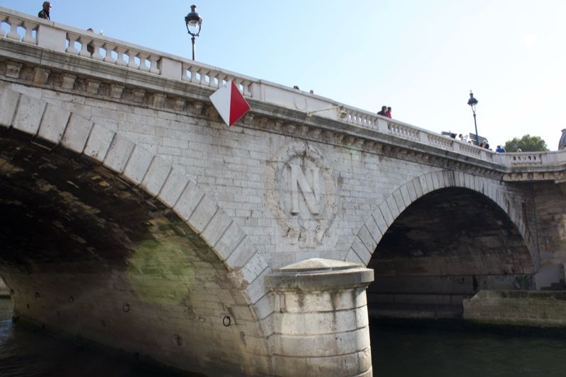 Stone Bridge Arch Over River