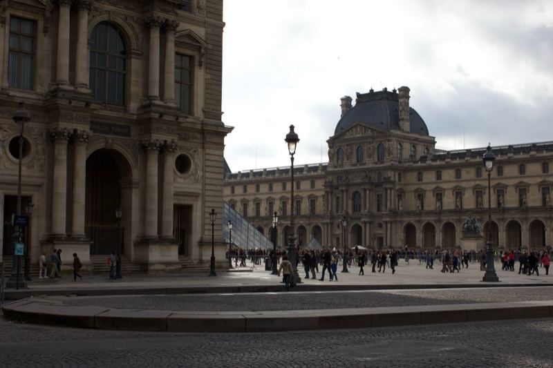 Louvre Palace Courtyard Paris