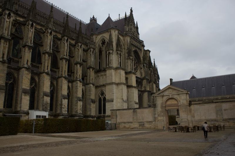 Gothic Cathedral Exterior Courtyard