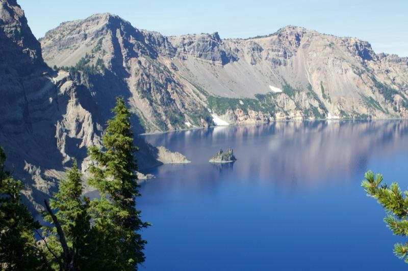 Crater Lake Caldera with Wizard Island