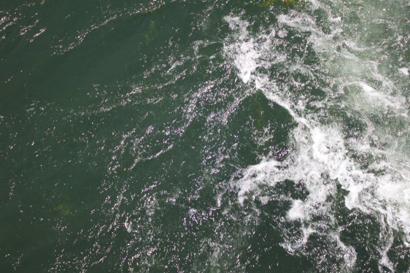 Turbulent River Water Surface