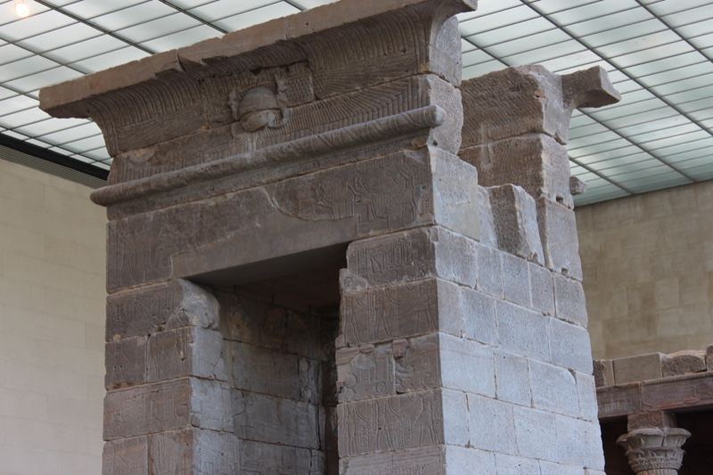 Egyptian Temple Entrance at Museum