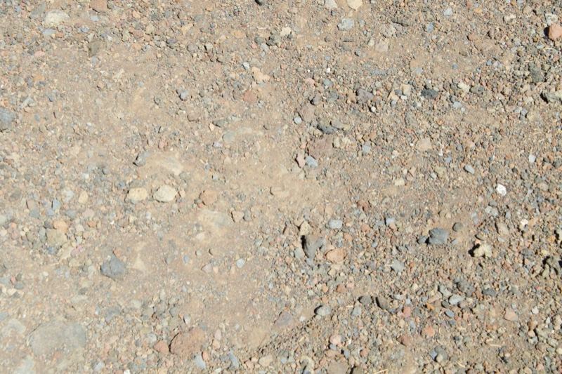 Dry Gravelly Soil Surface Texture